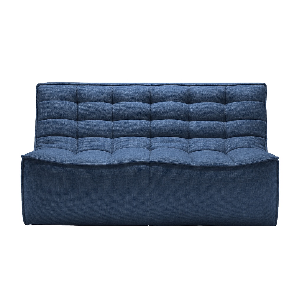 [ETHNICRAFT-SLOUCH-2-SEATER-SOFA-BLUE-SOF-ETH-SLCH-2S-BLU] Ethnicraft Slouch 2 Seater Sofa - Blue
