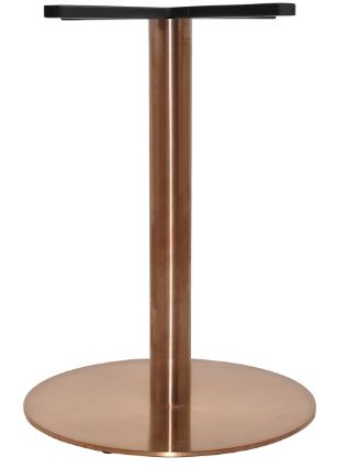 [NF600065 COP] In Stock -Max Disc Copper Restaurant Table Base
