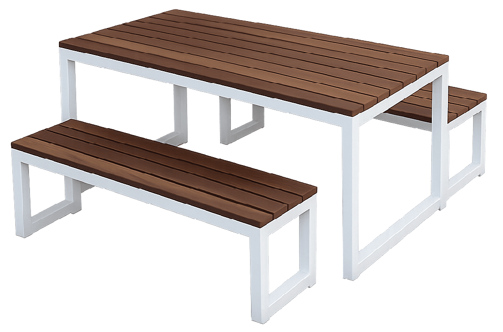 [NF610017] Smart Dining Table Bench Set
