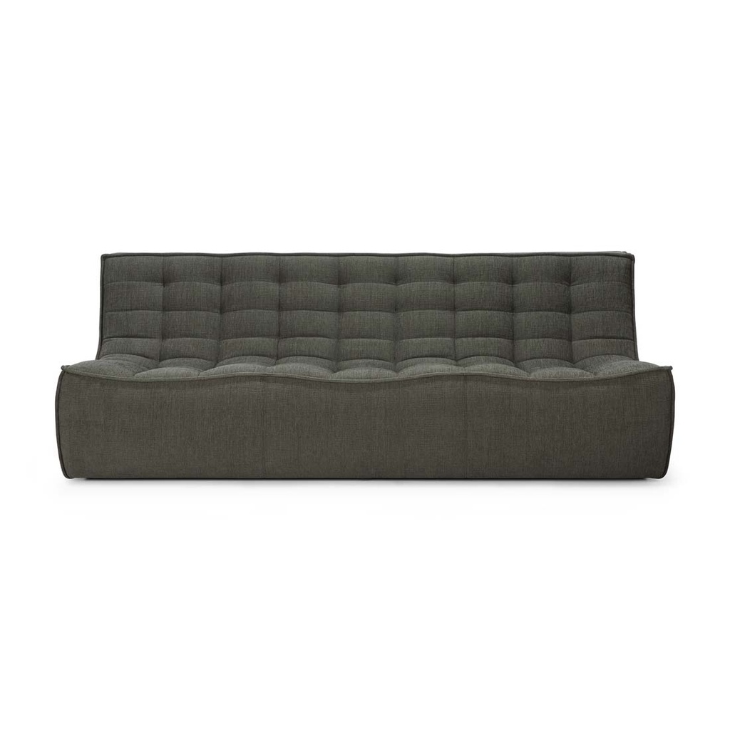 [ETHNICRAFT-SLOUCH-3-SEATER-SOFA-ECO-MOSS-SOF-ETH-SLCH-3S-EMOS] Ethnicraft Slouch 3 Seater Sofa - Eco Moss