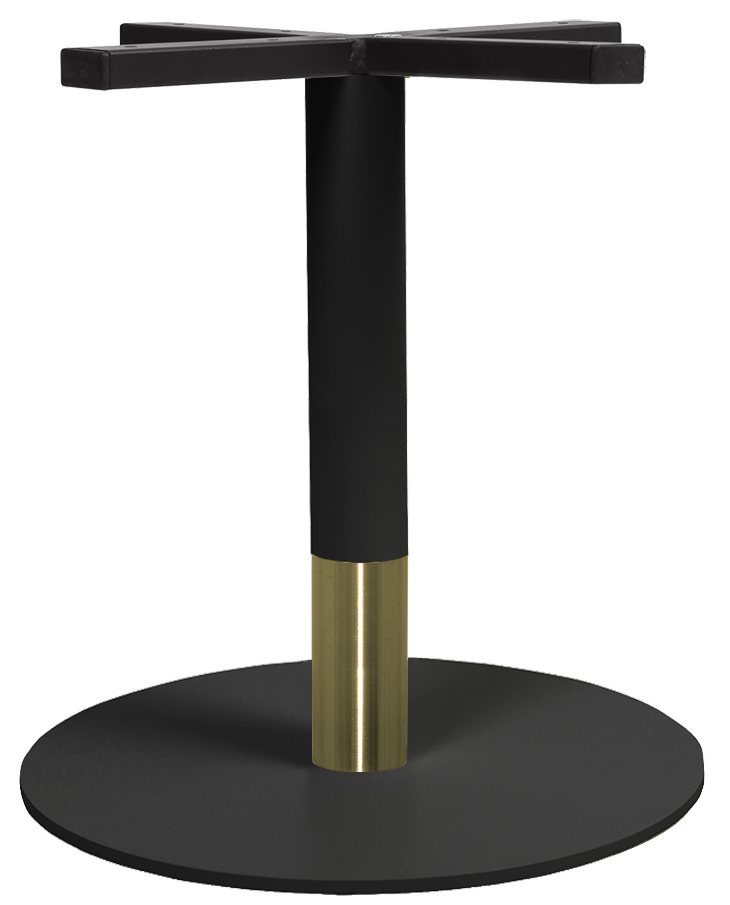 [NF610203 Blk/Black Brass] Tivoli Disc Base Coffee Table450 | In Stock