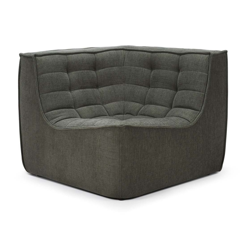 [ETHNICRAFT-SLOUCH-CORNER-SOFA-ECO-MOSS-SOF-ETH-SLCH-CNR-EMOS] Ethnicraft Slouch Corner Sofa - Eco Moss