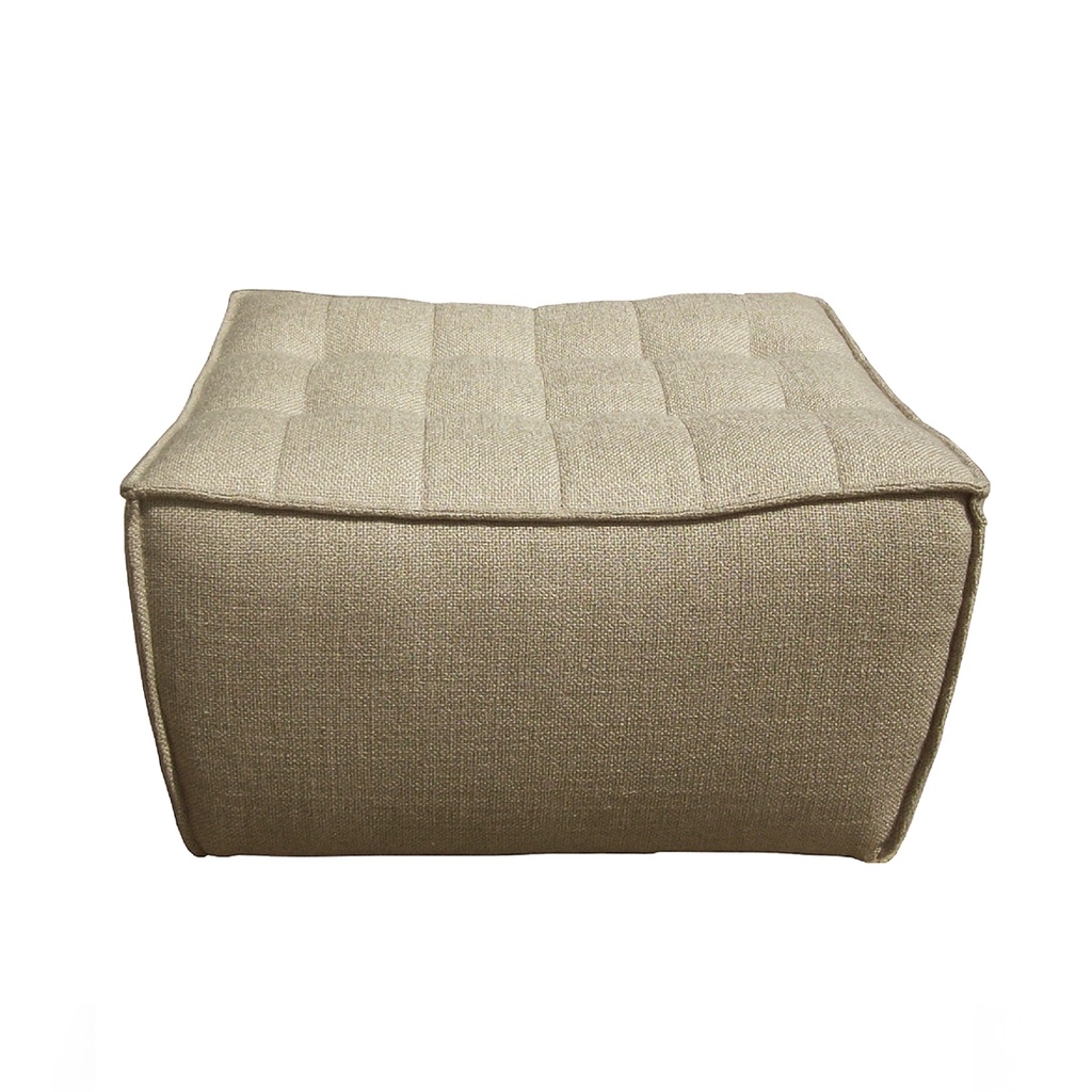 [ETHNICRAFT-SLOUCH-OTTOMAN-BEIGE-SOF-ETH-SLCH-OTT-DKBEI] Ethnicraft Slouch Ottoman - Dark Beige
