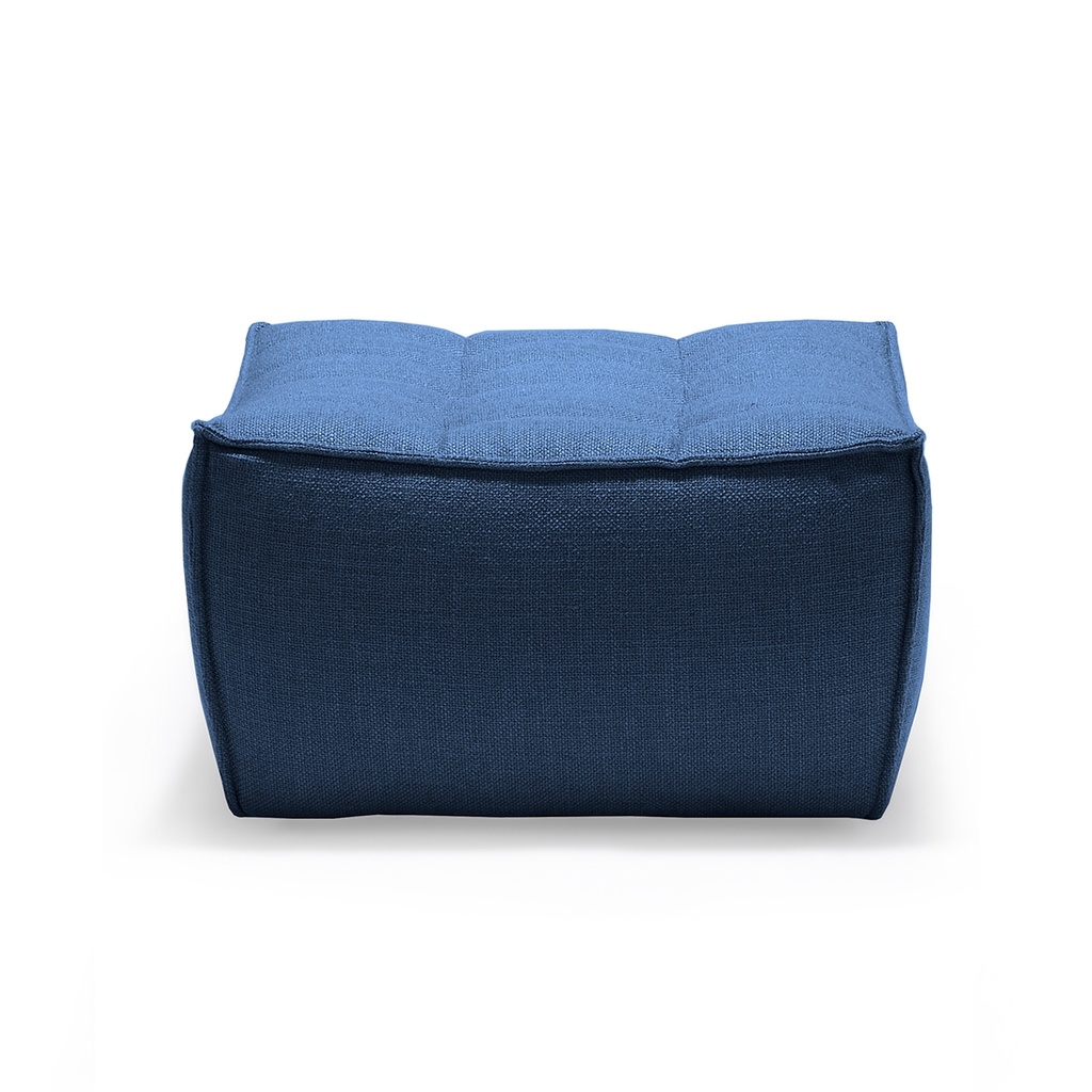 [ETHNICRAFT-SLOUCH-OTTOMAN-BLUE-SOF-ETH-SLCH-OTT-BLU] Ethnicraft Slouch Ottoman - Blue