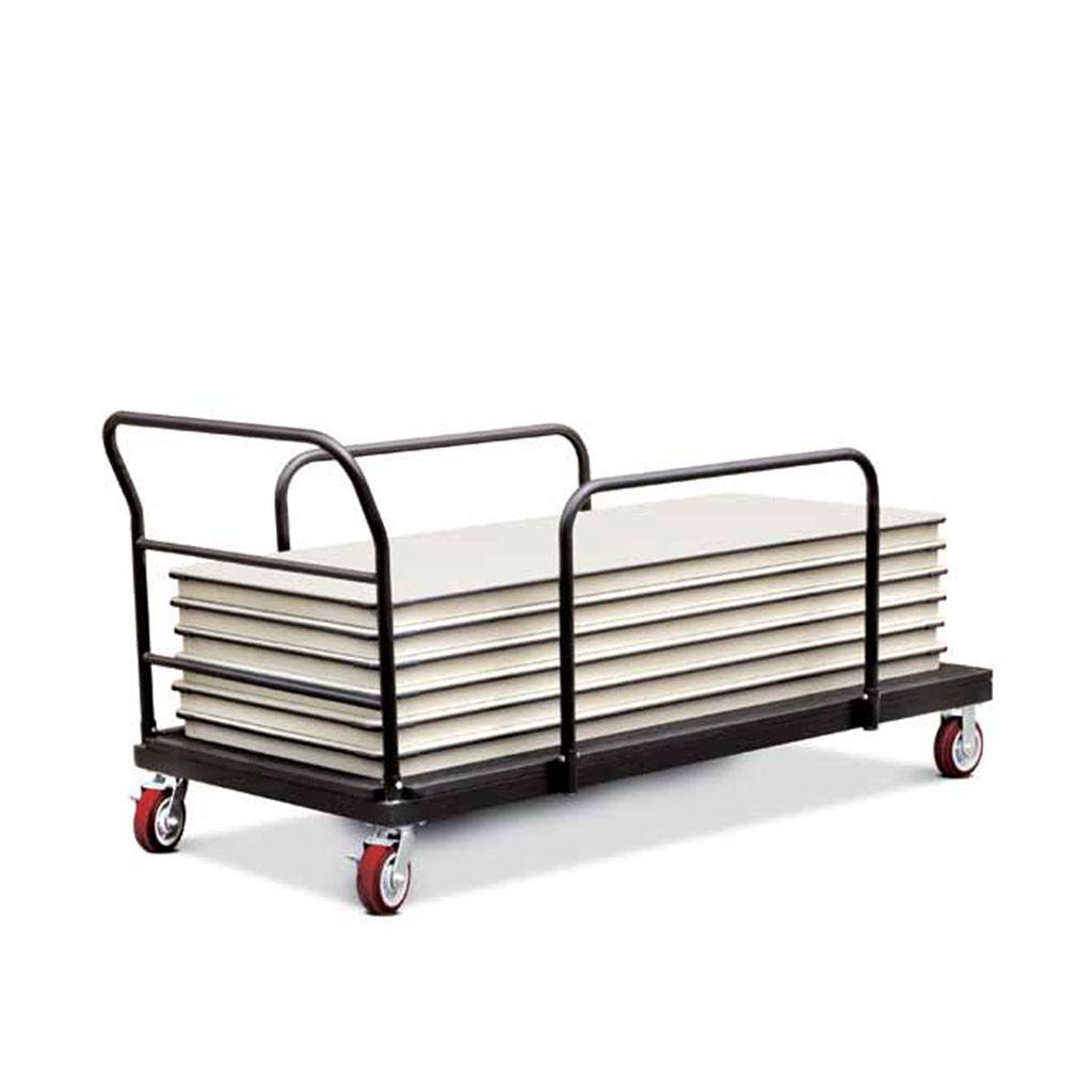 [NF750005 Flat] Trolley - Platform Stacking Trestle Table | In Stock