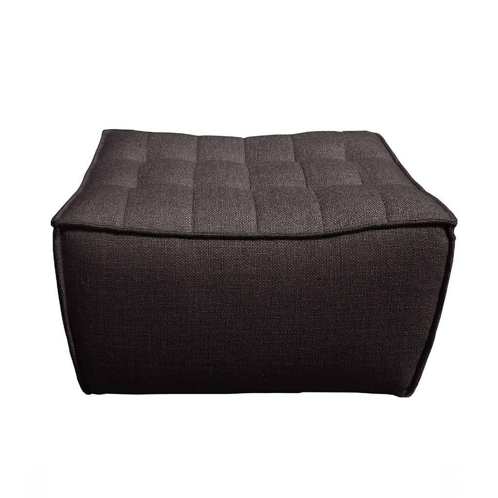 [ETHNICRAFT-SLOUCH-OTTOMAN-DARK-GREY-SOF-ETH-SLCH-OTT-DKGY] Ethnicraft Slouch Ottoman - Dark Grey