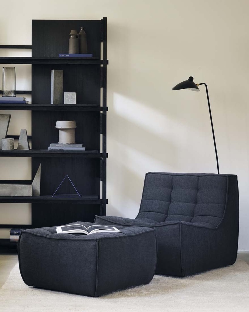 [SOF-ETH-SLCH-3S-3CTR-BLU] Ethnicraft Slouch 3-Seater Armless Sofa - Blue