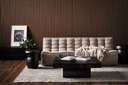 Ethnicraft Slouch 3-Seater Armless Sofa - Beige