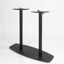 Contour Twin 1200mm Bar Table Base