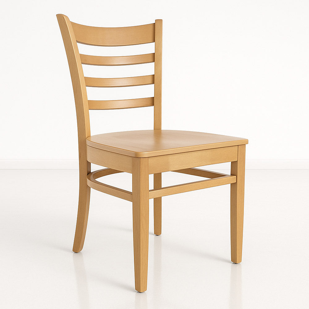 [FL-106-10532-186] Durafurn Florence Chair Timber Seat
