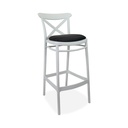 Siesta Cross Back Bar Stools with Cushion