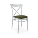 Siesta Cross Back Chair with Cushion