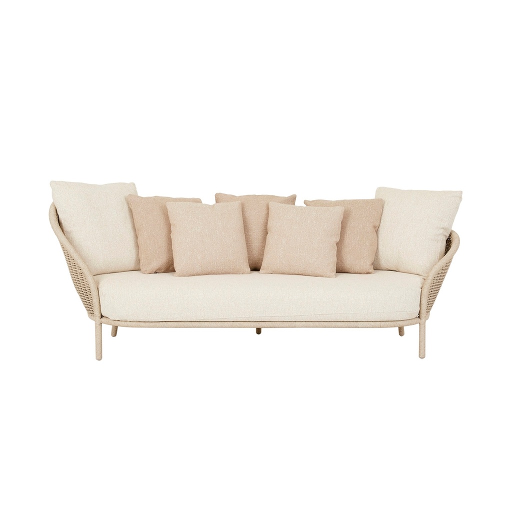 [FAIRHAVEN-CURVE-3S-SOFA-SHELL-STRAW-OATMEAL-SOF-FAIR-CRV-3S-OATMEAL] Fairhaven Curve 3 Seater Sofa - Shell Straw - Oatmeal