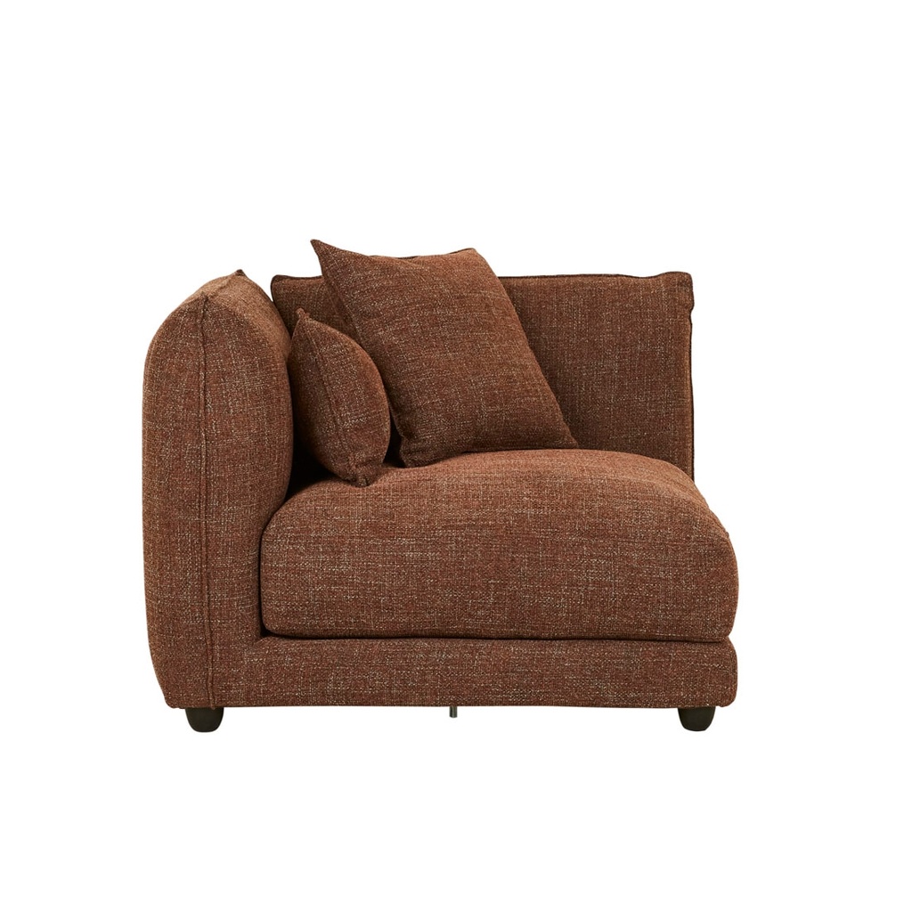 [FELIX-CREST-1-SEATER-LEFT-CORNER-SOFA-AUBURN-WEAVE-SOF-FEL-CRES-LFT-CNR-AUBW] Felix Crest 1 Seater Left Corner Sofa - Auburn Weave