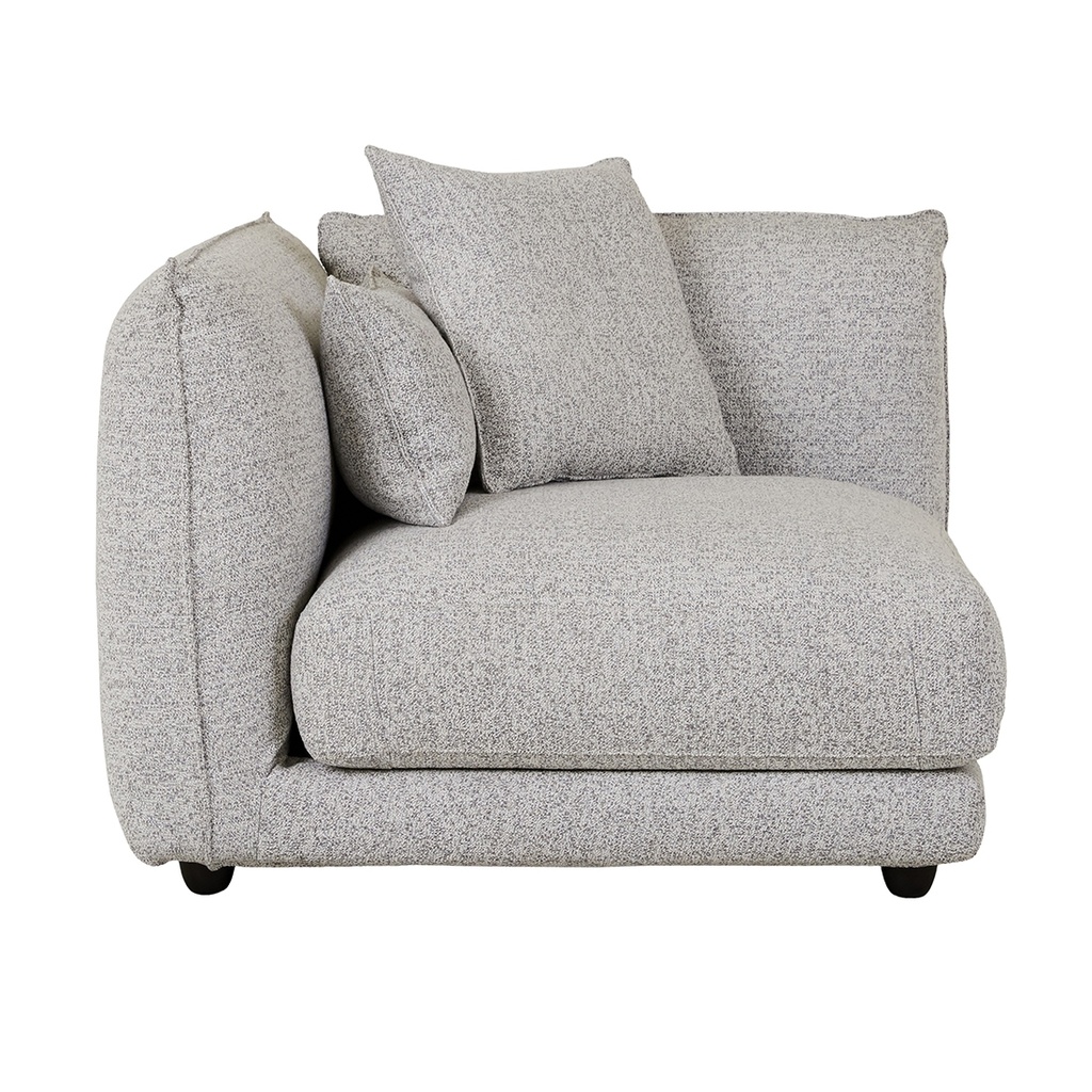 [FELIX-CREST-1-SEATER-LEFT-CORNER-SOFA-CLOUD-SPECKLE-SOF-FEL-CRES-LFT-CNR-CLSP] Felix Crest 1 Seater Left Corner Sofa - Cloud Speckle