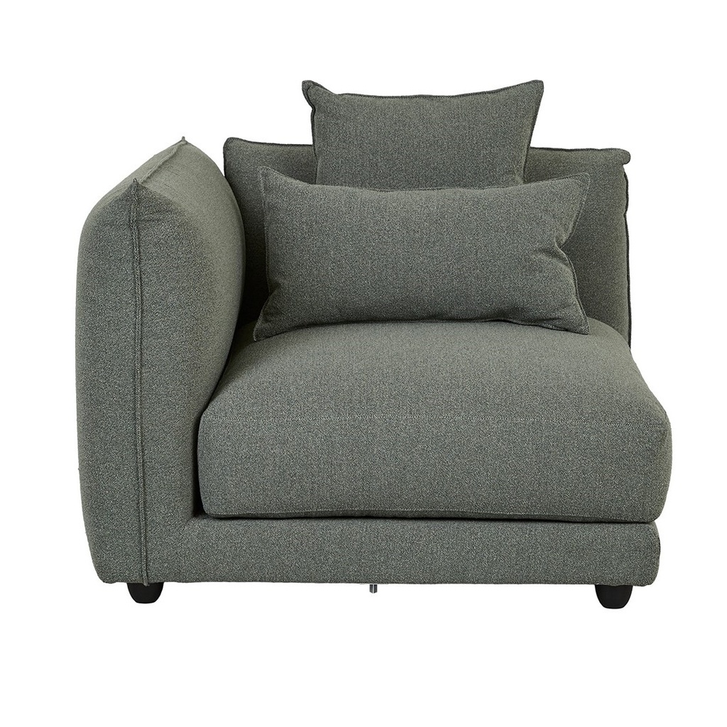 [FELIX-CREST-1-SEATER-LEFT-CORNER-SOFA-OLIVE-LEAF-SOF-FEL-CRES-LFT-CNR-OLF] Felix Crest 1 Seater Left Corner Sofa - Olive Leaf