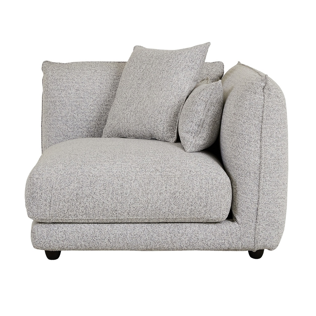 [FELIX-CREST-1-SEATER-RIGHT-CORNER-SOFA-CLOUD-SPECKLE-SOF-FEL-CRES-RIT-CNR-CLSP] Felix Crest 1 Seater Right Corner Sofa - Cloud Speckle