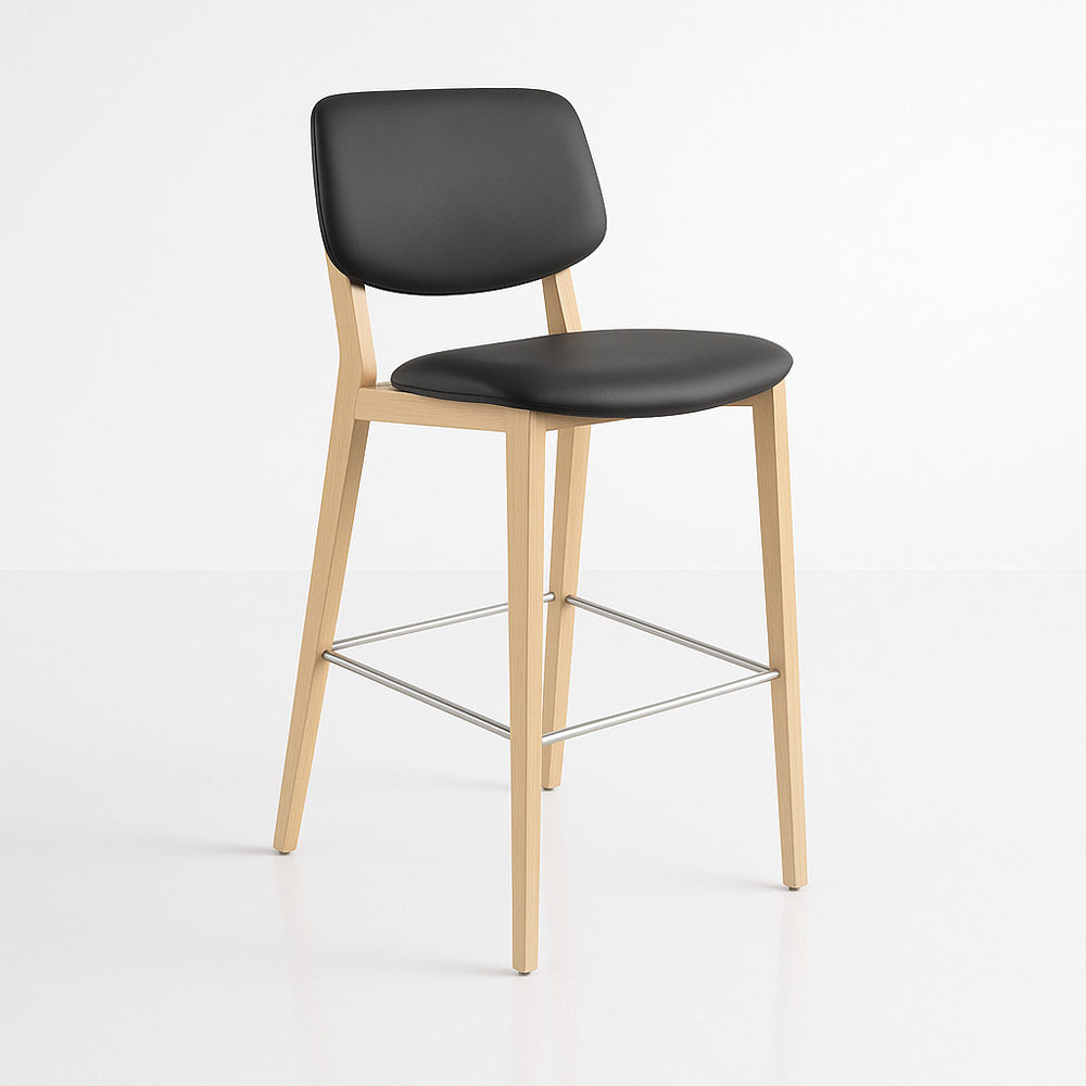 [FL-162-14035-536] Durafurn Atlanta Barstool - Large Upholstered Backrest