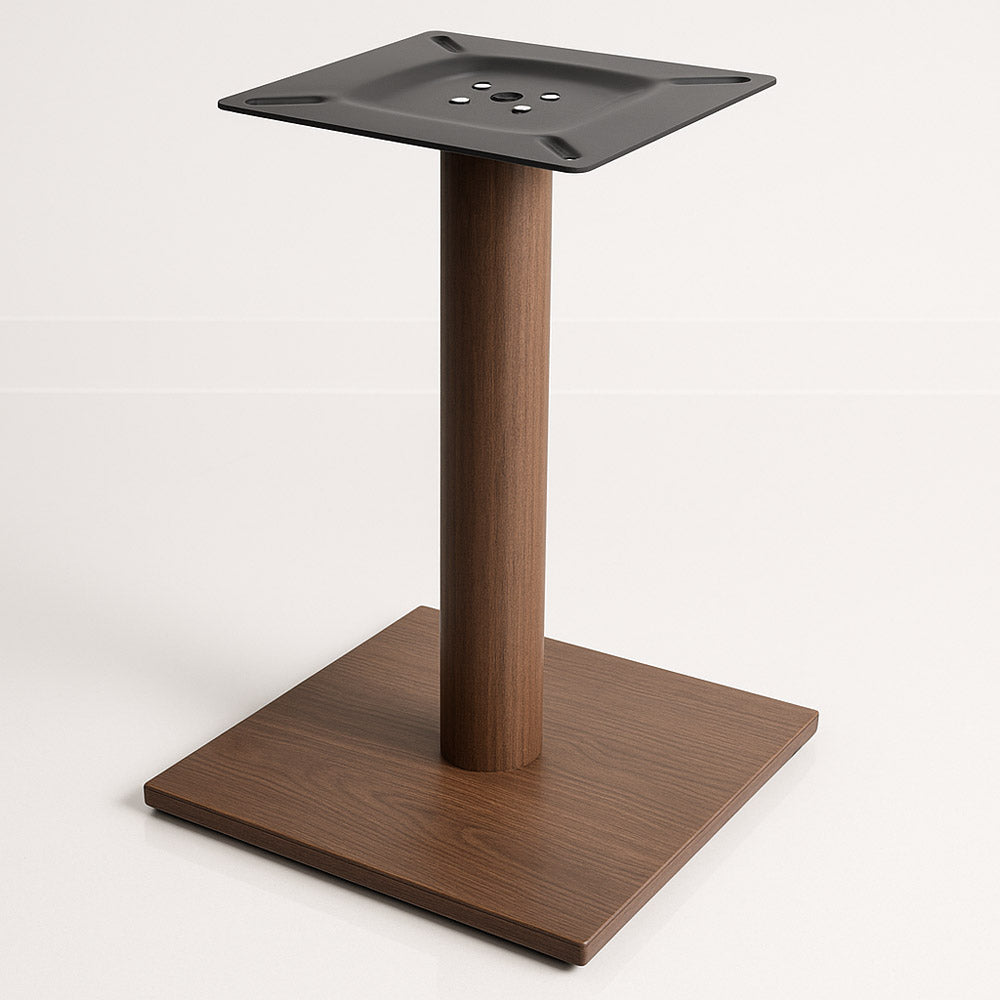 [FL-162-50702] Square Wood Look Table Base