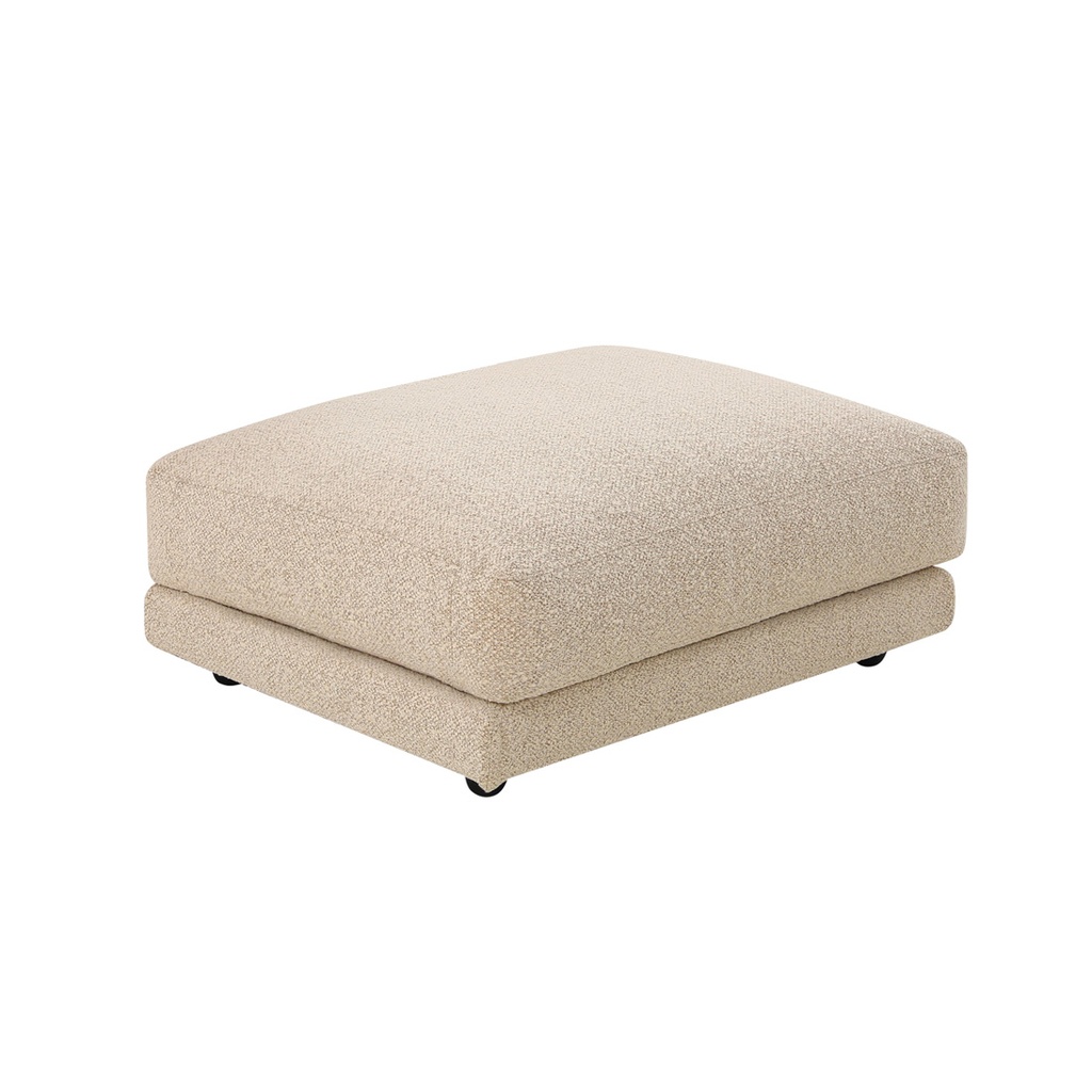 [FELIX-CREST-OTTOMAN-MOONBEAM-SOF-FEL-CRES-OTT-MOONB] Felix Crest Ottoman - Moonbeam