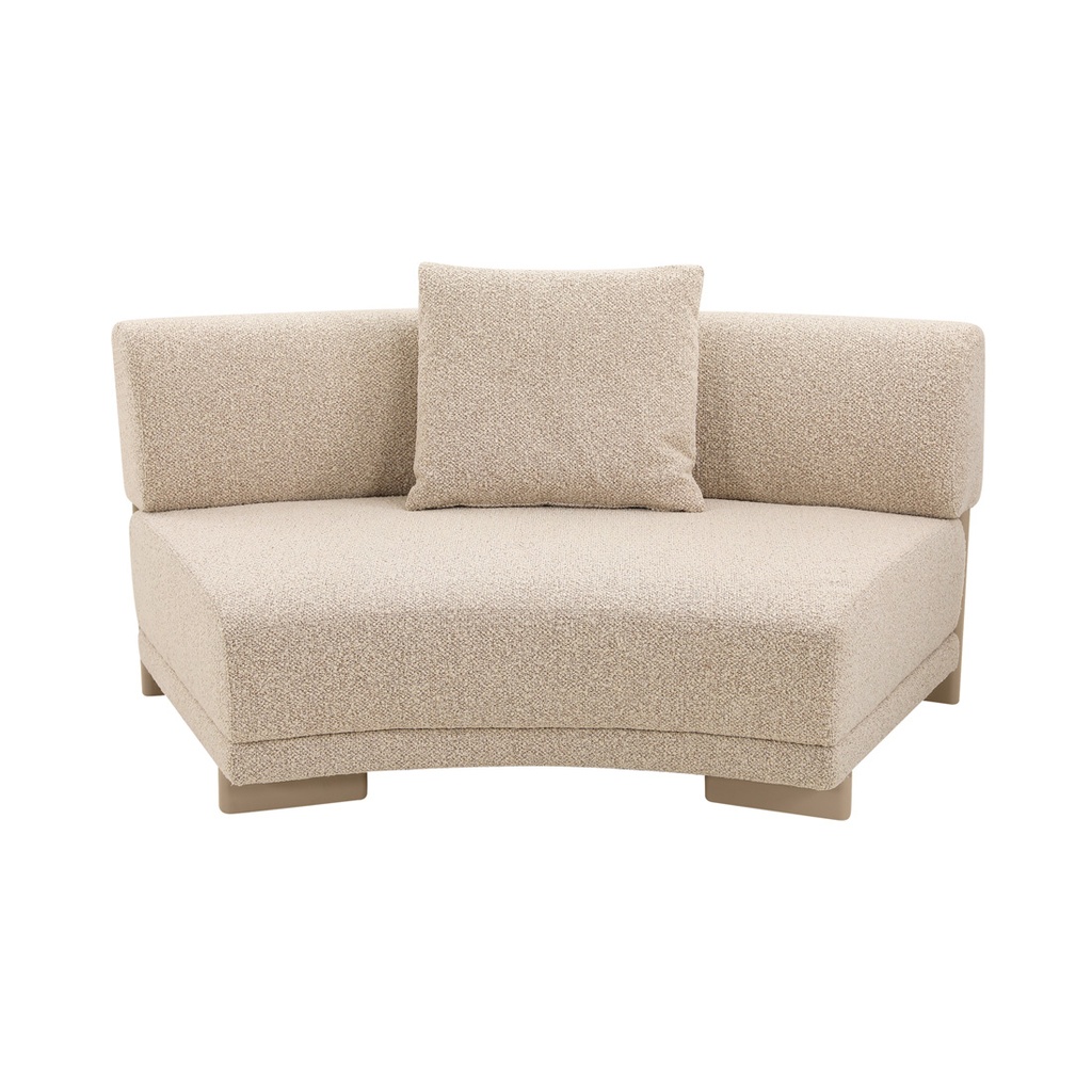 [FELIX-ORBIT-2-SEATER-ARC-SOFA-MOONBEAM-BUTTERMILK-OAK-SOF-FEL-ORB2S-ARC-MOONB-BTMO] Felix Orbit 2 Seater Arc Sofa - Moonbeam