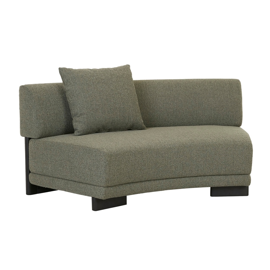 [FELIX-ORBIT-2-SEATER-ARC-SOFA-MOSS-TWEED-MATT-BLACK-ASH-SOF-FEL-ORB2S-ARC-MOSTW-BK] Felix Orbit 2 Seater Arc Sofa - Moss Tweed