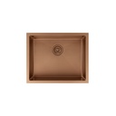 Seba Single Kitchen Sink 550mm - Brushed Copper