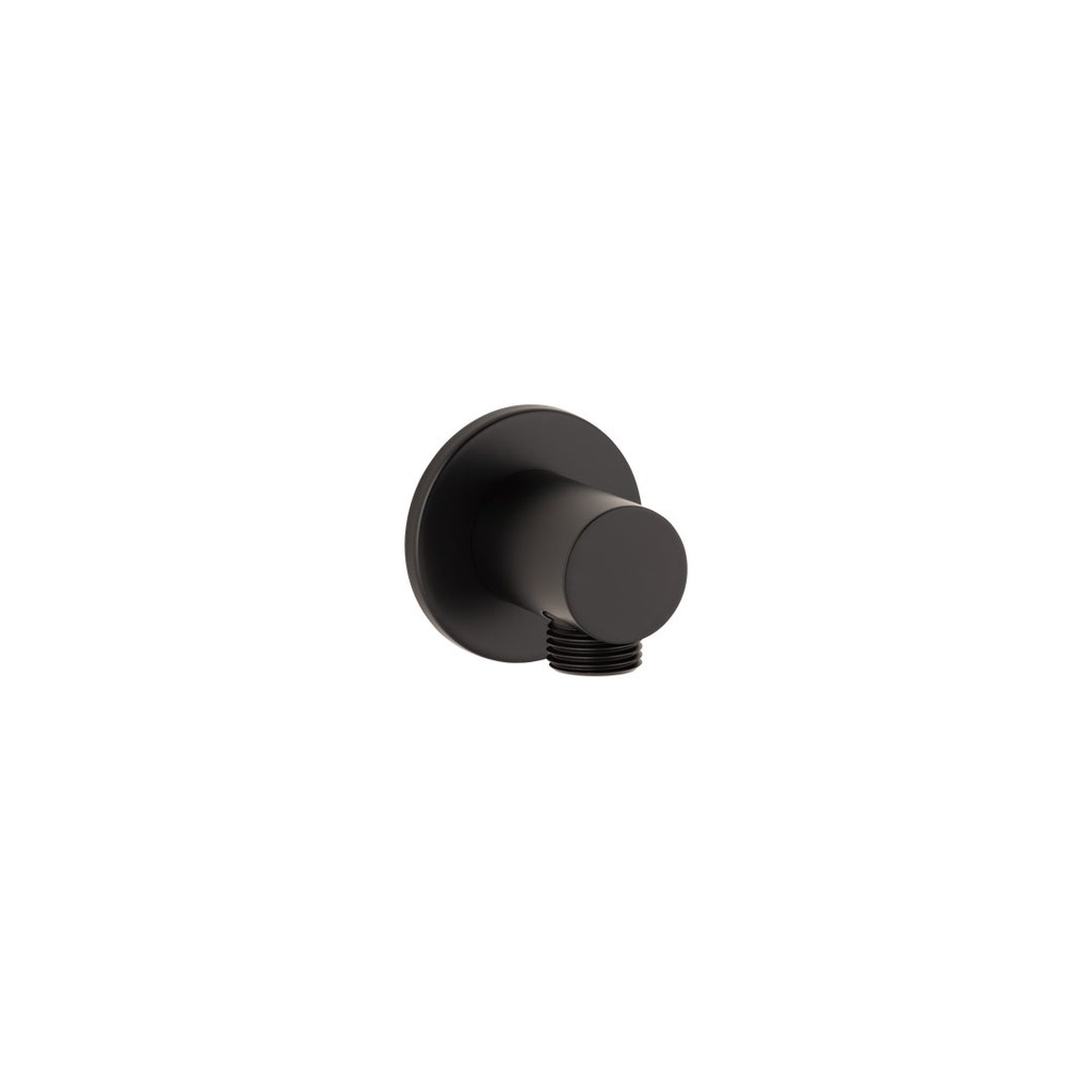 [10327] Round Shower BP - Matte Black