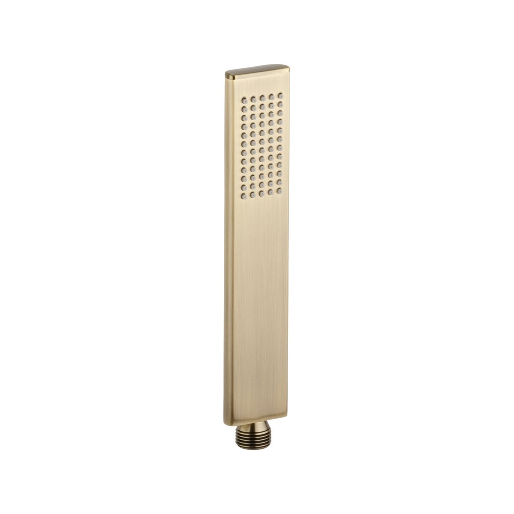 [10376] Rounded Rectangle Hand Shower - Brushed Brass