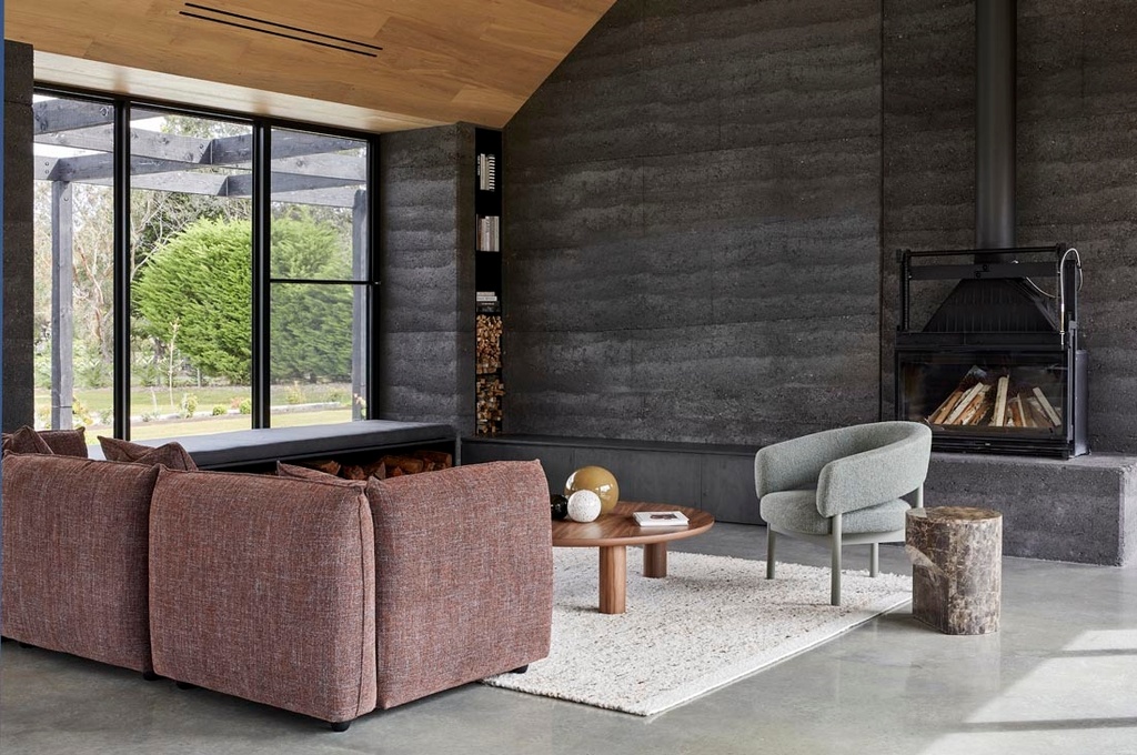 [SOF-FEL-CRES-4S-LARM-2CTR-RARM-AUBW] Felix Crest 4-Seater Sofa with Arms - Auburn Weave