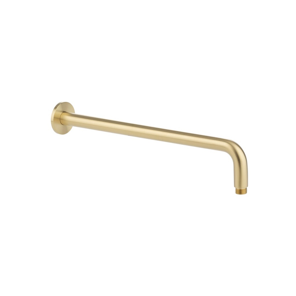 [103821] Shower Arm 400mm - Brushed Brass