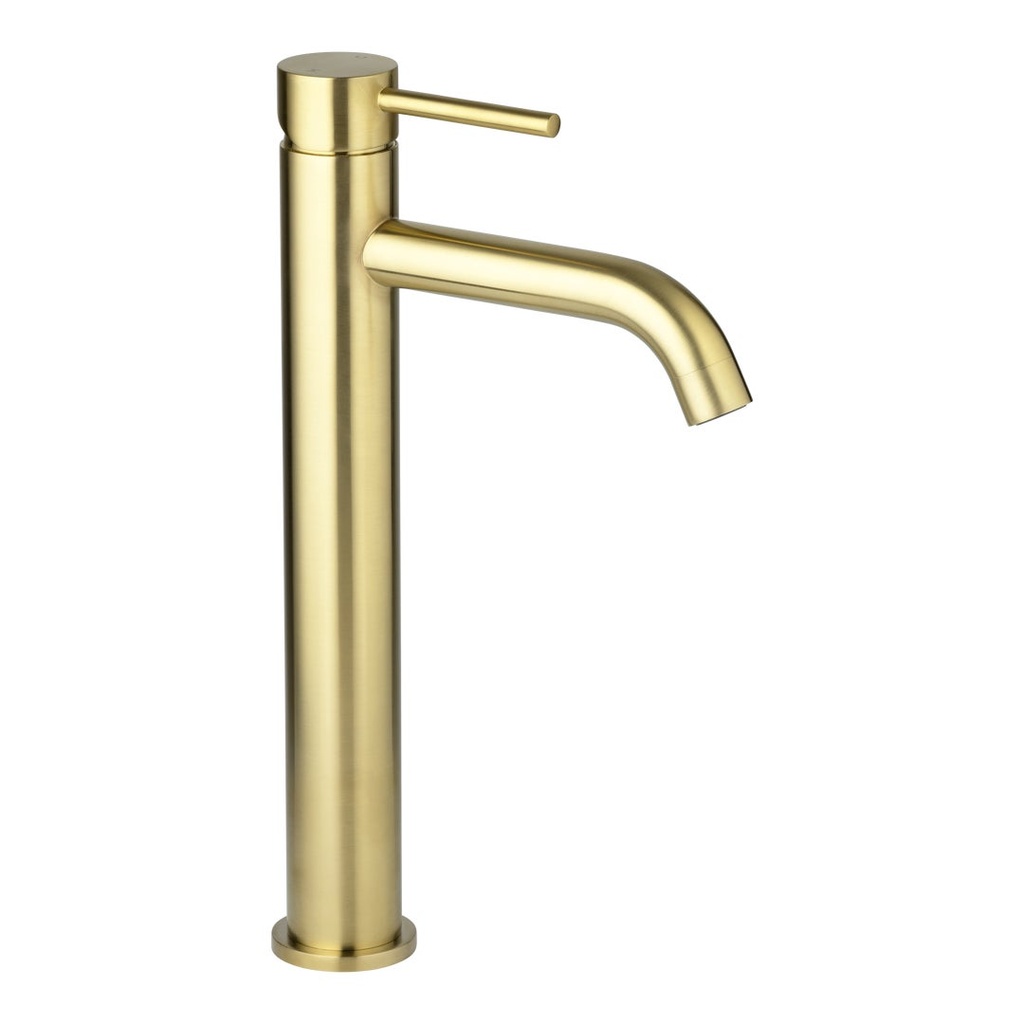 [10429LF] Elysian Extended Basin Mixer - Brushed Brass