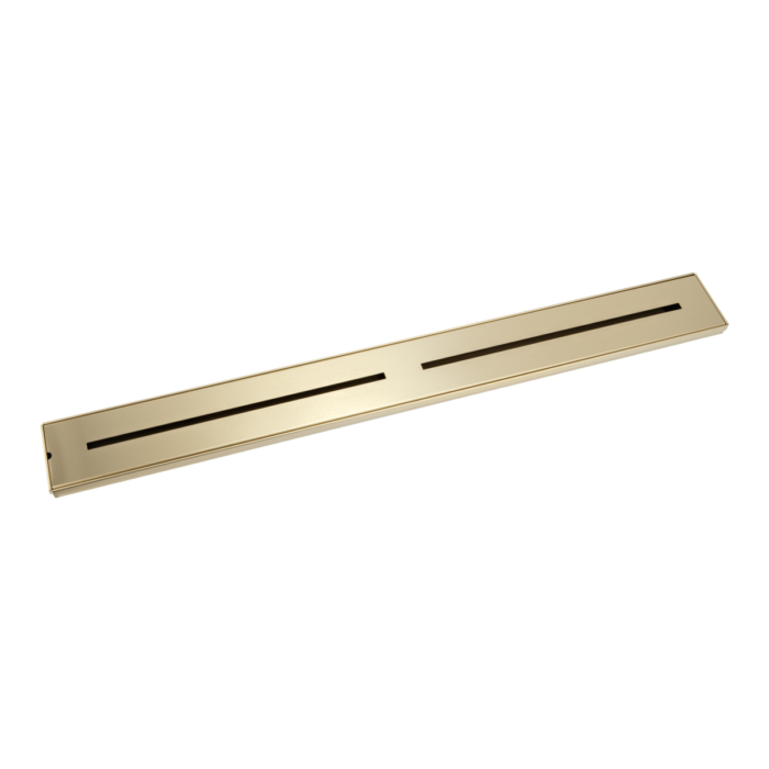 [10458] Harper Shower Channel Waste 900mm - Brushed Brass