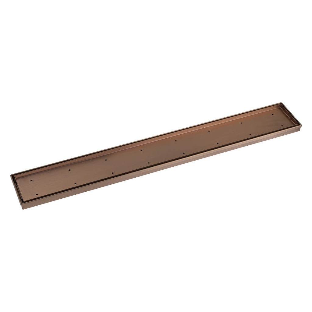 [10461] Pixi Tile Insert Shower Channel Waste 900mm - Brushed Copper