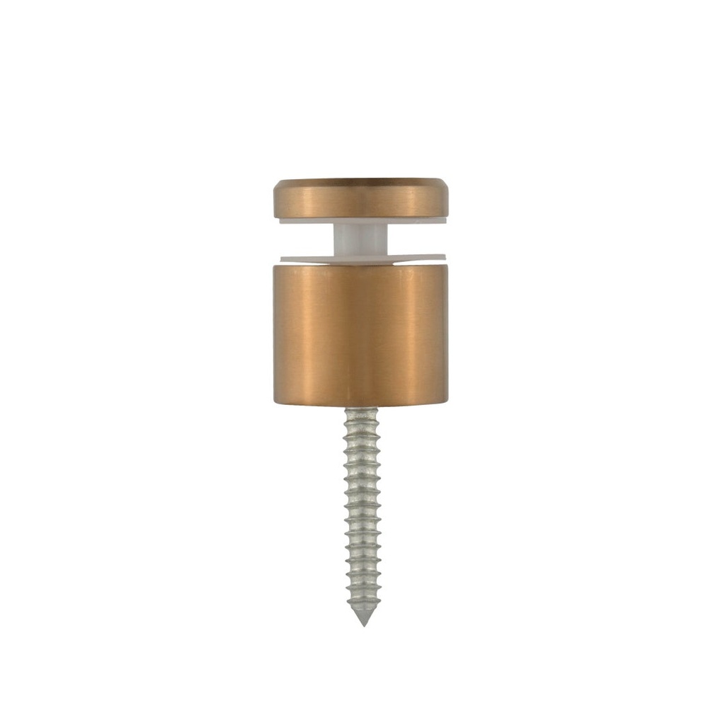 [10810] Kenley Glass Standoff - Brushed Copper