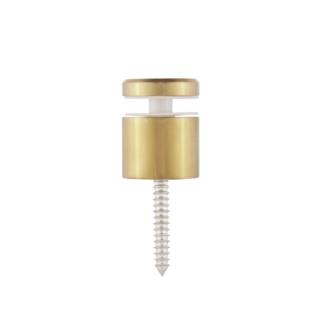 [10811] Kenley Glass Standoff - Brushed Brass