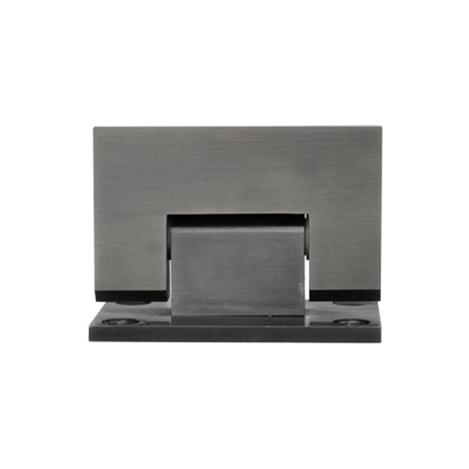 [11515] Kenzie Glass-to-Wall Shower Hinge - Brushed Gunmetal