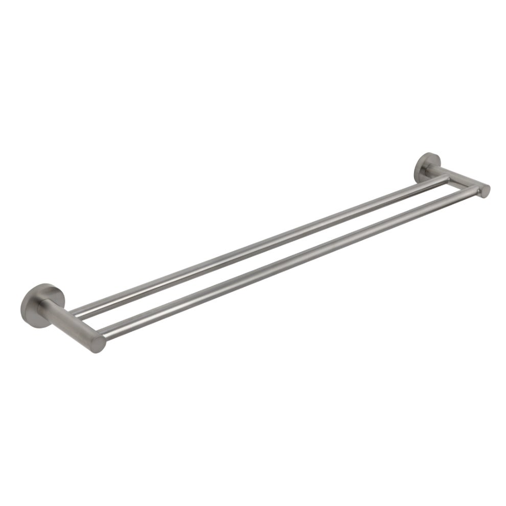 [11550] Elysian Double Towel Rail - Brushed Nickel