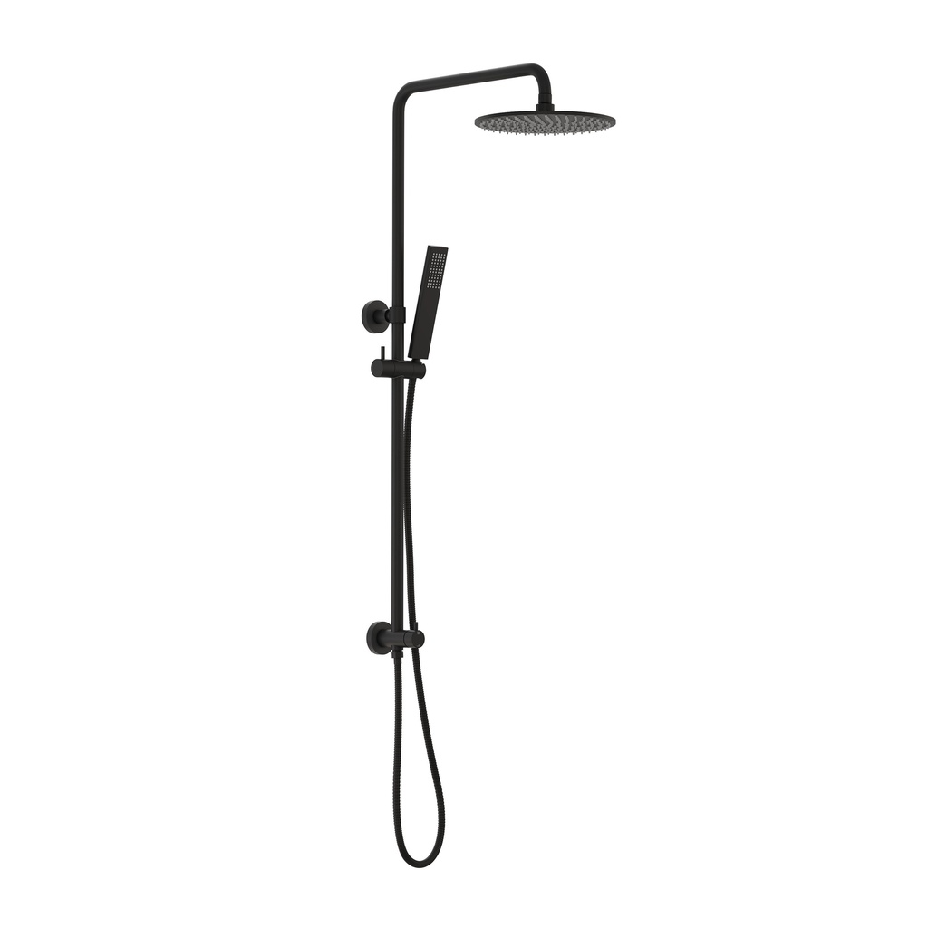 [11551] Finley Shower Rail Set - Matte Black