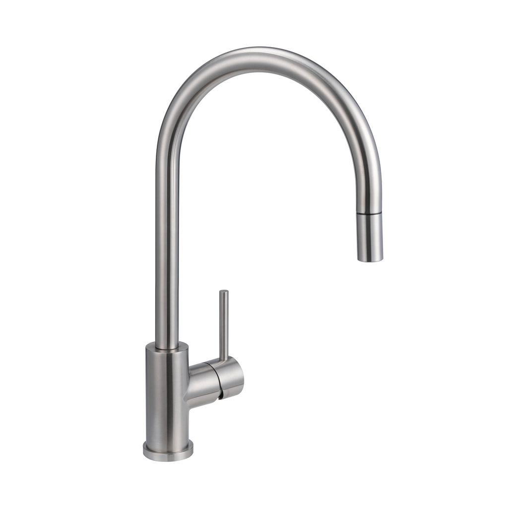 [11595] Elysian Commercial Pull-Out Kitchen Mixer - Stainless Steel