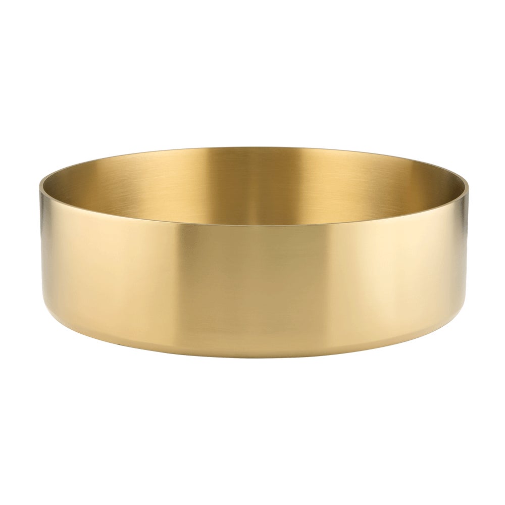 [11694] Harlow Round Basin Sink - Brushed Brass
