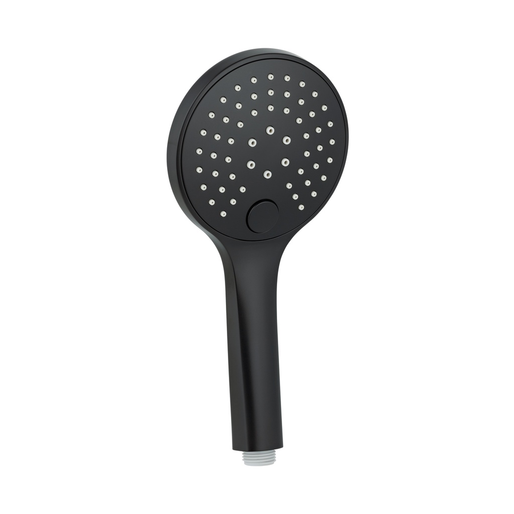 [11770] 3-Function Round Hand Shower - Matte Black