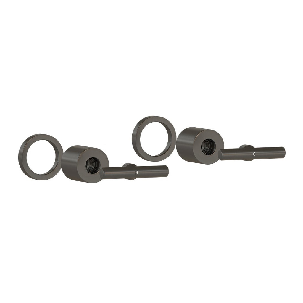 [11799] Barre Assembly Handle Kit – Brushed Gunmetal