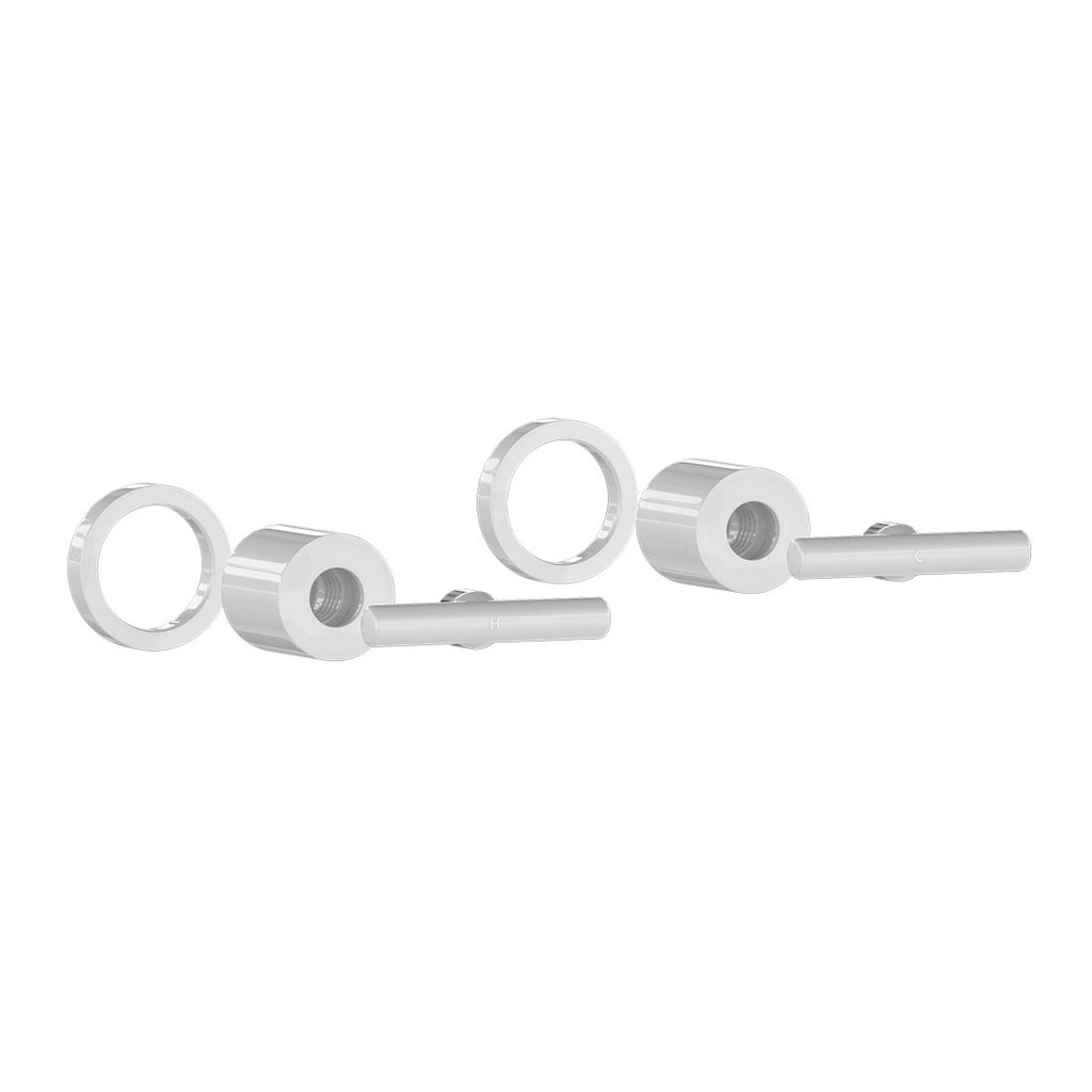 [11800] Barre Assembly Handle Kit - White