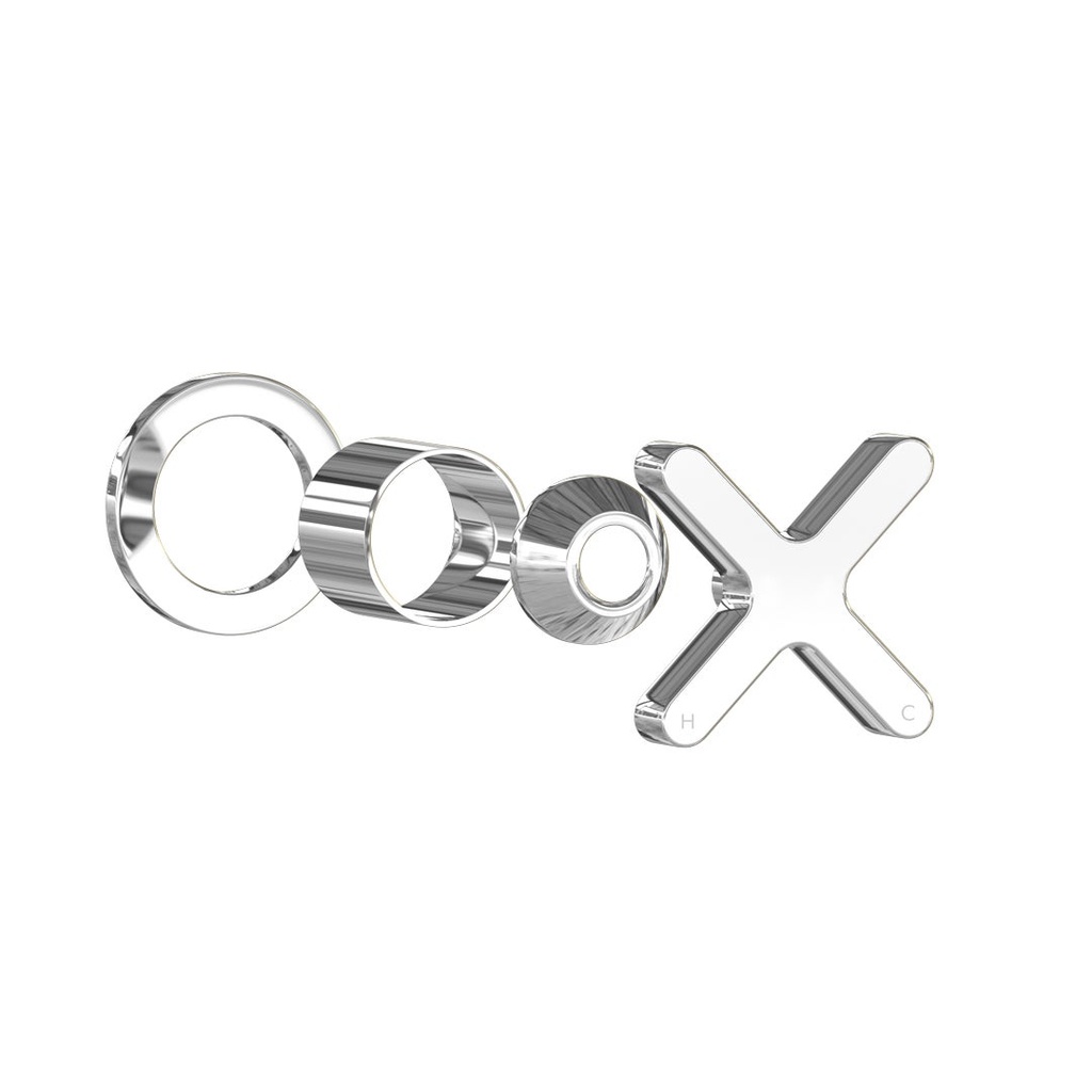 [11808] Cross Progressive Handle Kit – Chrome