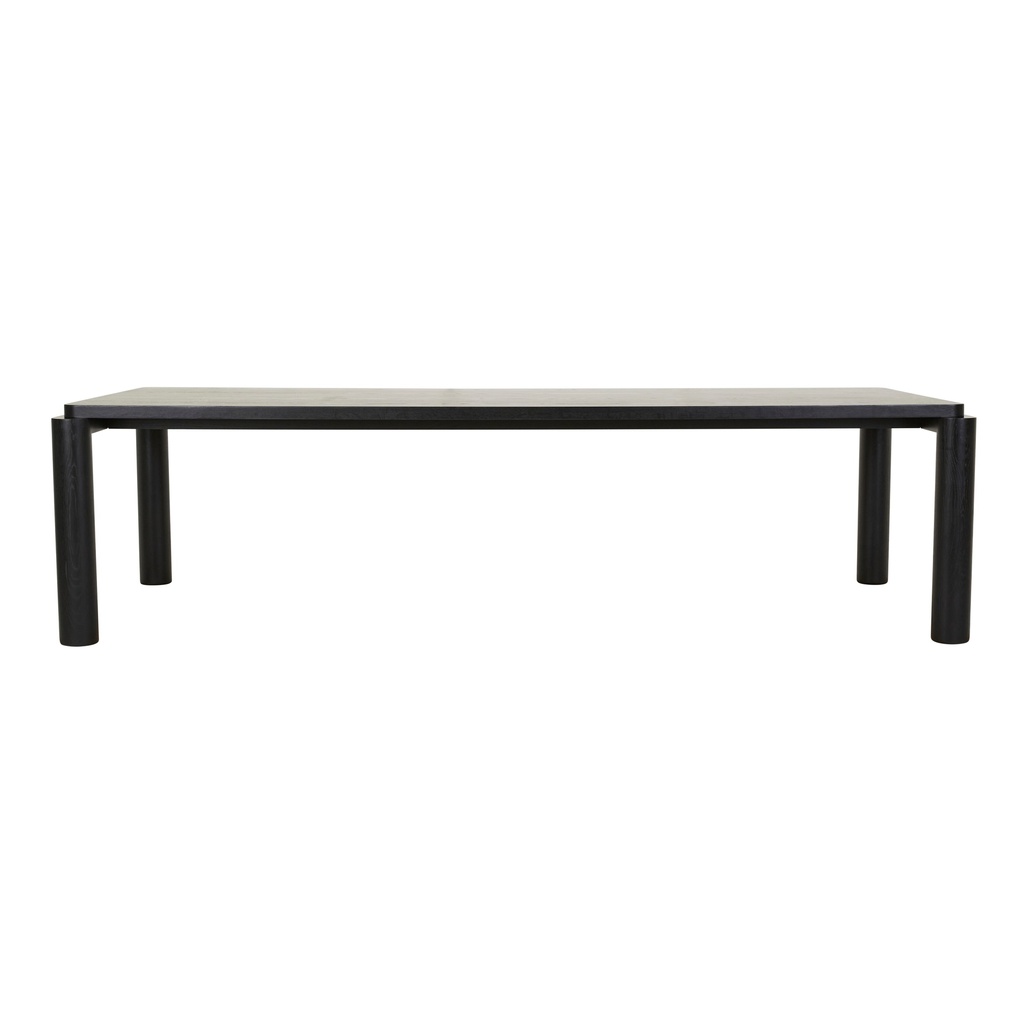 [FLINT-DINING-TABLE-BLACK-OAK-DT-FLINT-X] Flint Dining Table - Black Oak