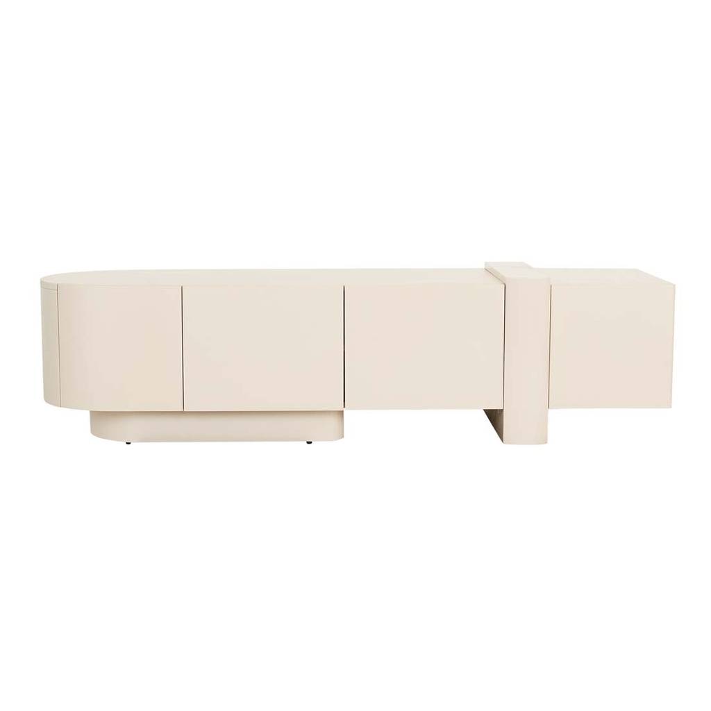 [TV-COM-MATT-OATMEAL-SUPER-GLOSS-OATMEAL] Comet Entertainment Unit - Matt Oatmeal - Super Gloss Oatmeal