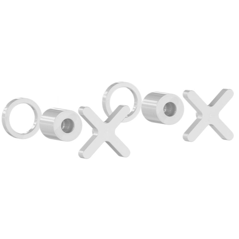 [11828] Cross Assembly Handle Kit – White