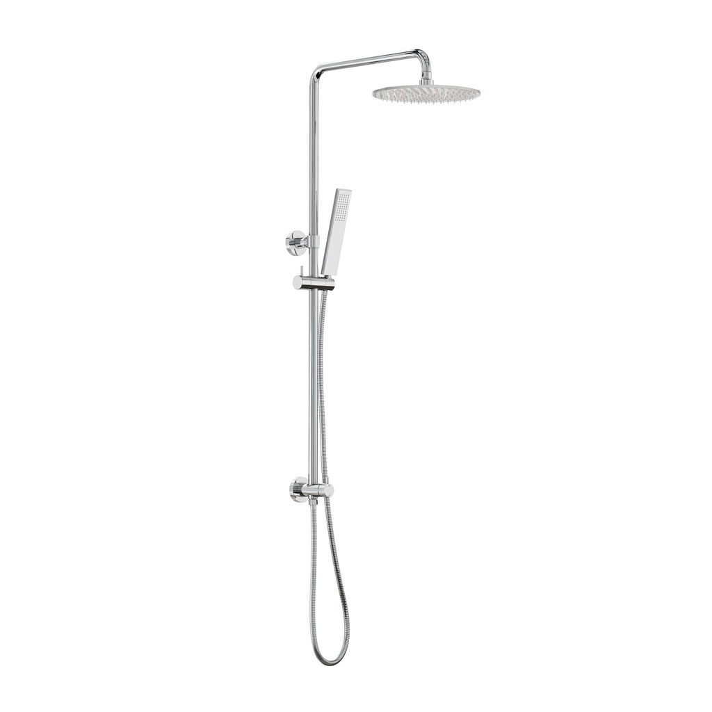 [11920] Finley Shower Rail Set - Chrome