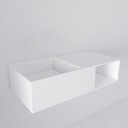 Samira Wall-Hung Basin - Matte White